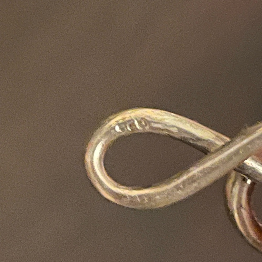 Sterling silver .925 music note treble clef charm - Picture 2 of 4